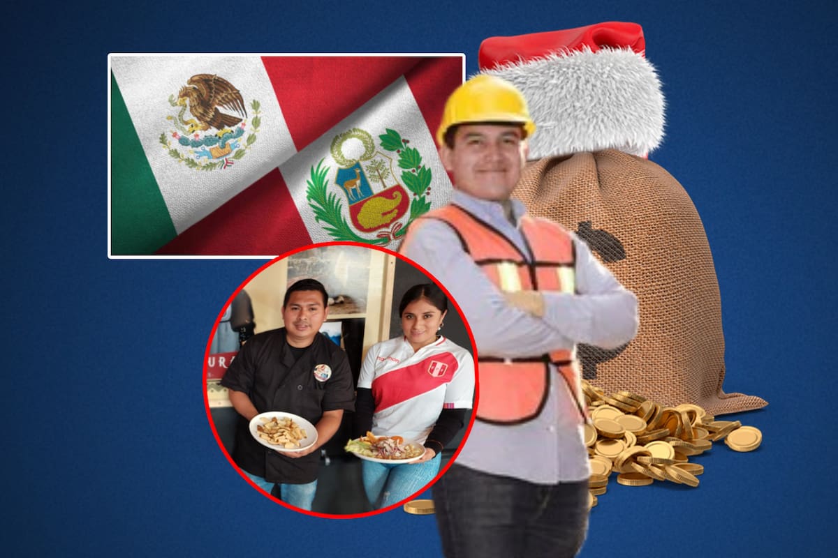 Mientras en México pagan 15 días de aguinaldo, en Perú reciben el doble de su salario mensual dos veces al año