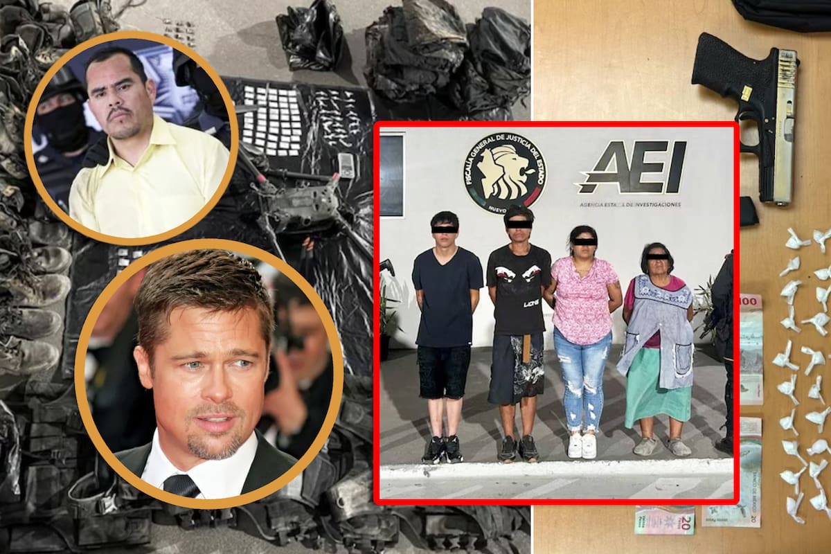 Capturan a Brad Pitt mexicano en operativo en Monterrey; detuvieron a 13 personas y aseguraron droga, armas, equipo táctico y un dron