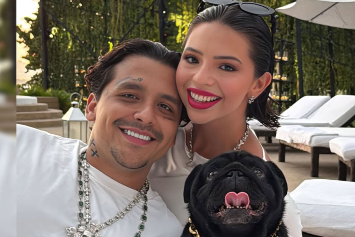 Ángela Aguilar celebra su cumpleaños 22 junto a Christian Nodal y su mascota ‘El Gordo’, tras rumores de distanciamiento
