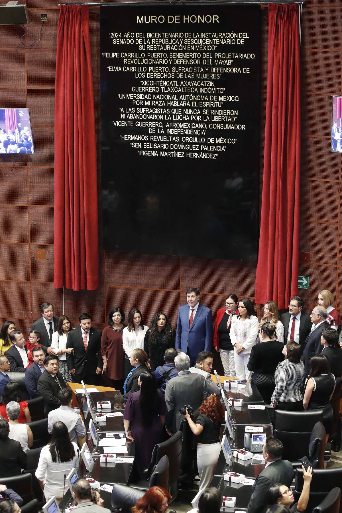 Subrayó que Martínez Hernández dedicó su vida a la “defensa ferviente de la democracia, la lucha contra las desigualdades y los derechos humanos”. Foto: Senado.