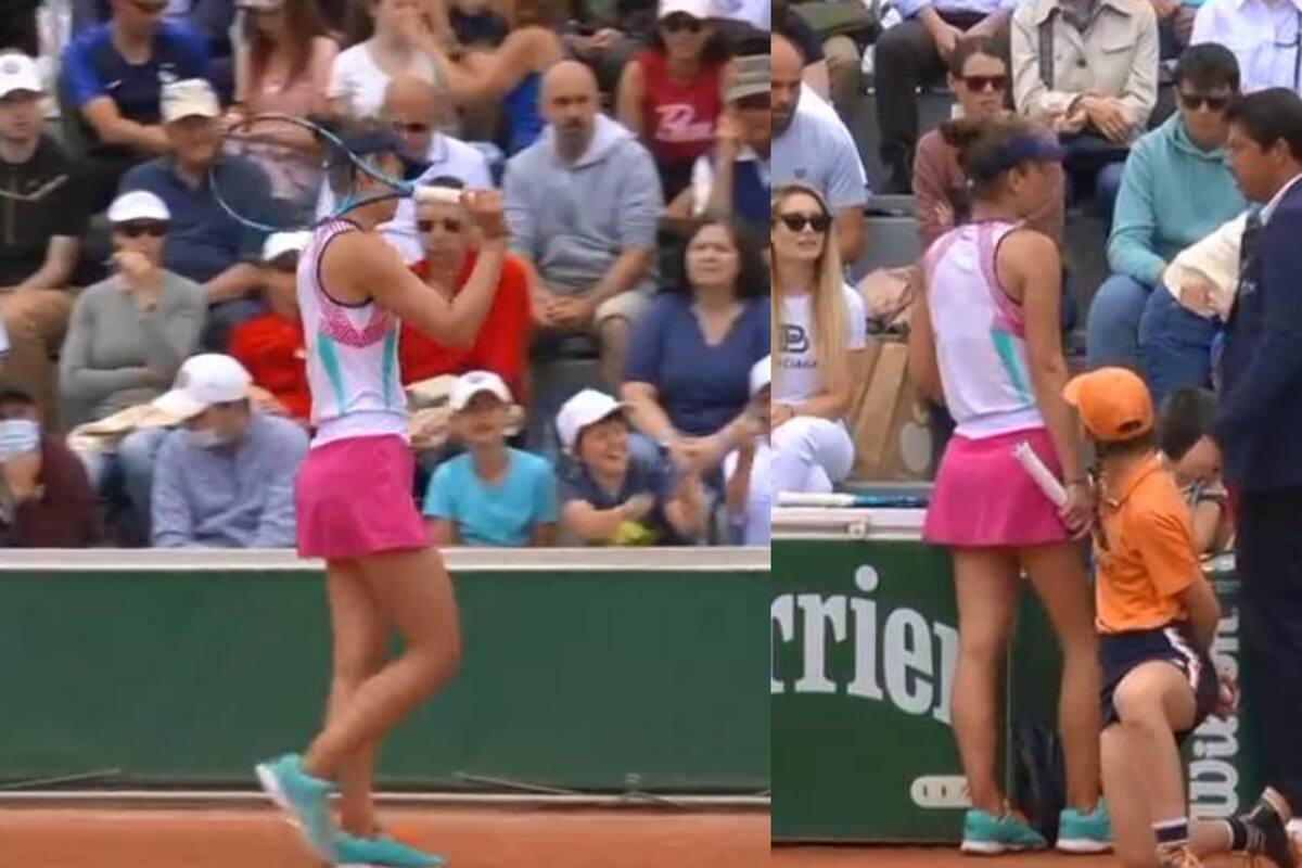 Roland Garros: Tenista avienta raqueta, casi golpea a niño y el pequeño termina llorando (VIDEO)