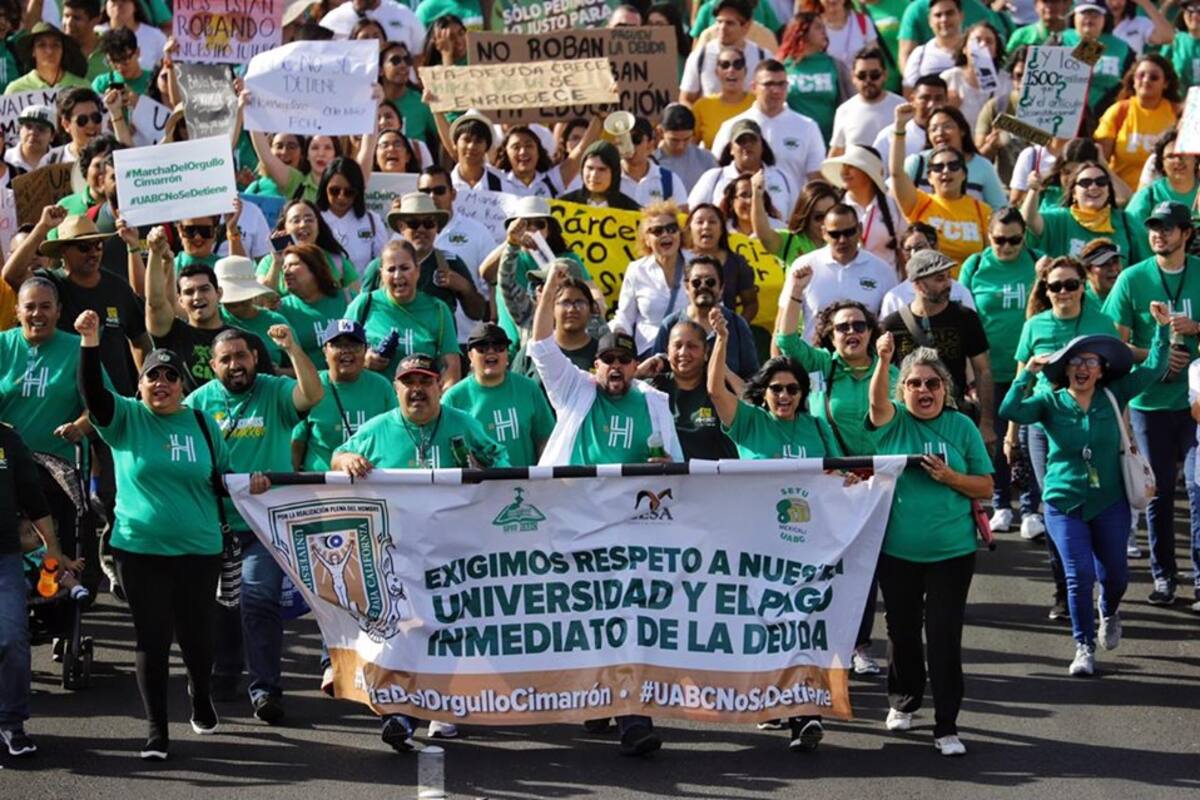 Más de 35 mil cimarrones exigen pago a la UABC
