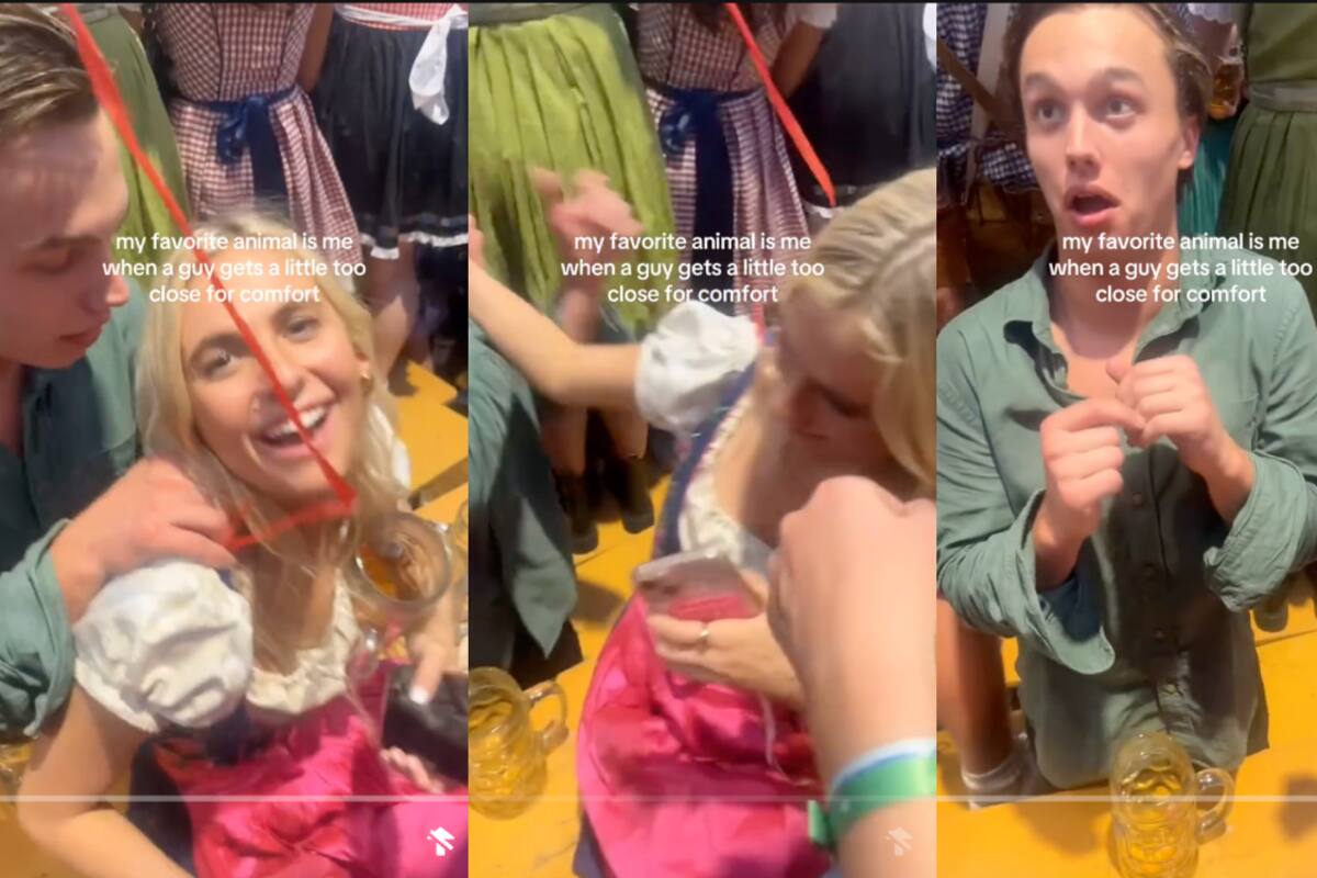 Mujer le da una lección a un hombre que se le acercó demasiado sin su consentimiento en una fiesta (VIRAL)