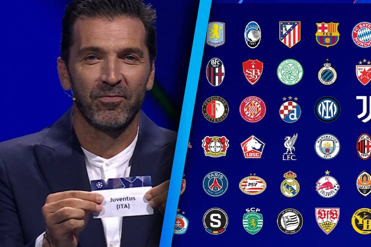 Así quedó el sorteo de la fase de grupos de la Champions League 2024/25