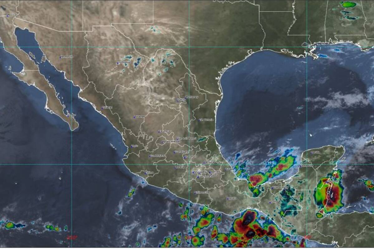 Clima en México: Onda tropical Núm. 38 y frente frío Núm. 5 traerán lluvias a varias regiones del País