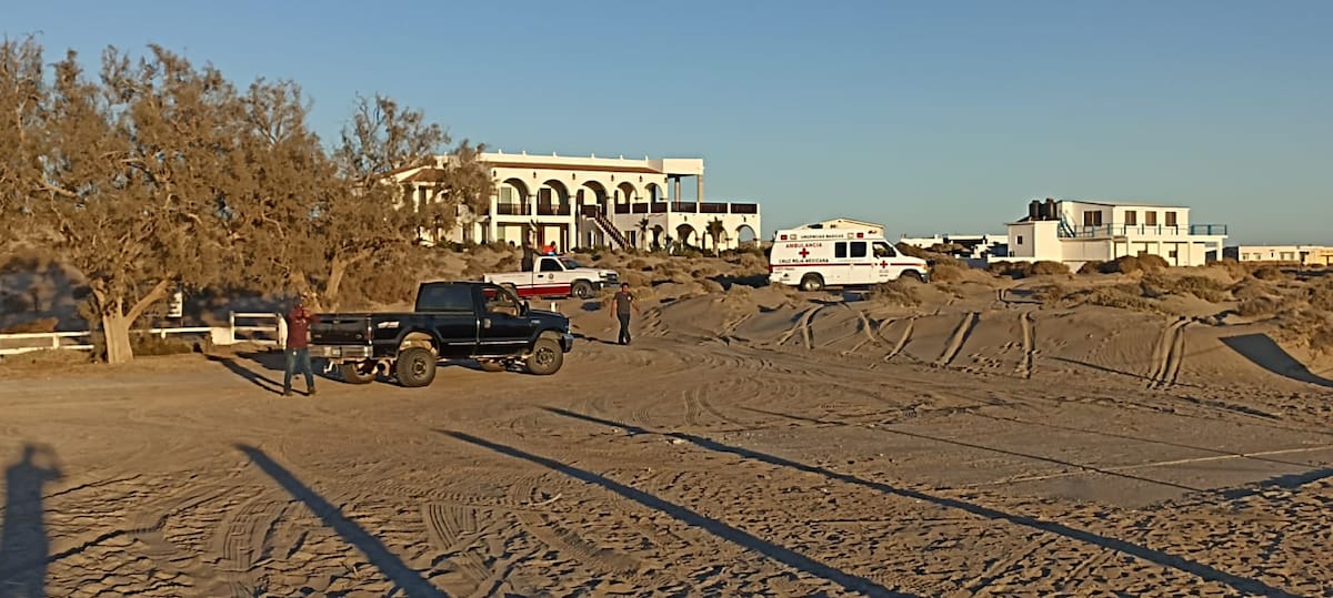 Frente a estas playas rocaportenses un hombre perdió la vida tras sufrir asfixia por inmersión luego de salvar a dos niños que se estaban ahogando la voltearse un kayak