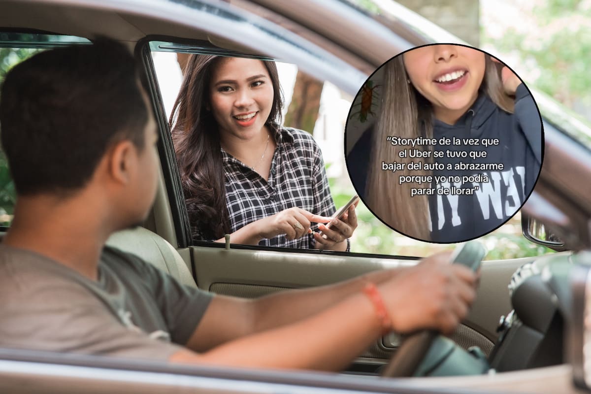 “Me hiciste creer un poquito más en los hombres”, joven “migajera” llora por su ex y un conductor de taxi la consuela con un gesto que se hizo viral en TikTok