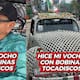 “Es de Ciudad Nezahualcóyotl para México”: Hombre se vuelve viral por fabricar un vocho únicamente con bobinas de tocadiscos