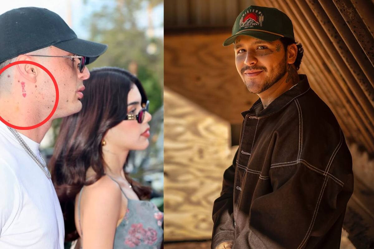 “En modo Christian Nodal”: Peso Pluma se habría tatuado en honor a Kenia Os