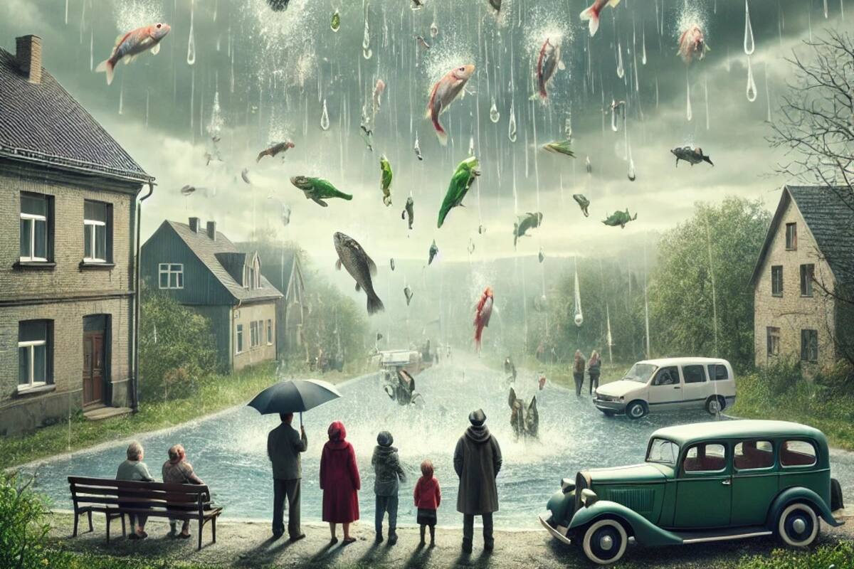 Las extrañas lluvias de animales que han desconcertado a la ciencia