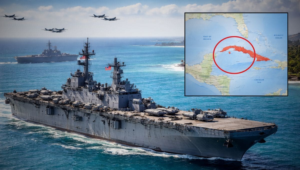 La Armada estadounidense retiró parte de su fuerza en el Caribe tras la operación que capturó a Nicolás Maduro, reubicando buques hacia aguas al norte de Cuba.
