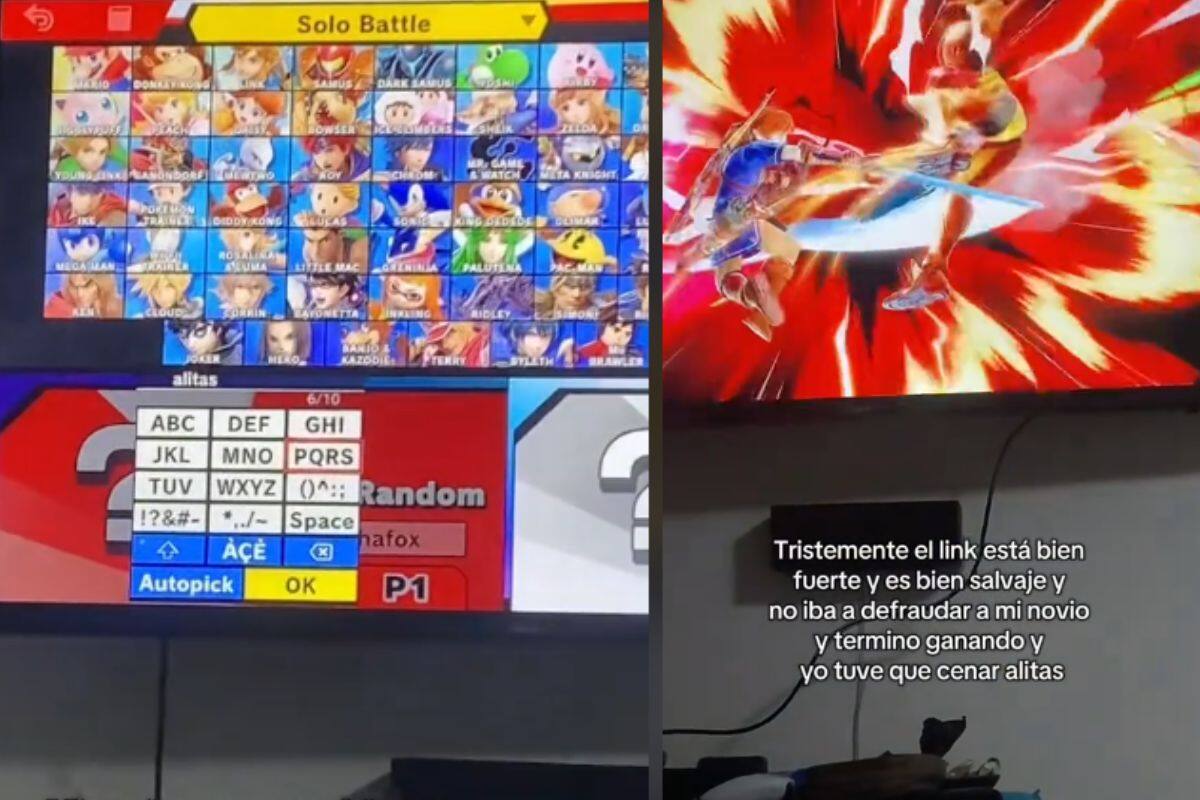 Con una batalla de “Smash Bros” esta pareja escoge qué comerán para la cena