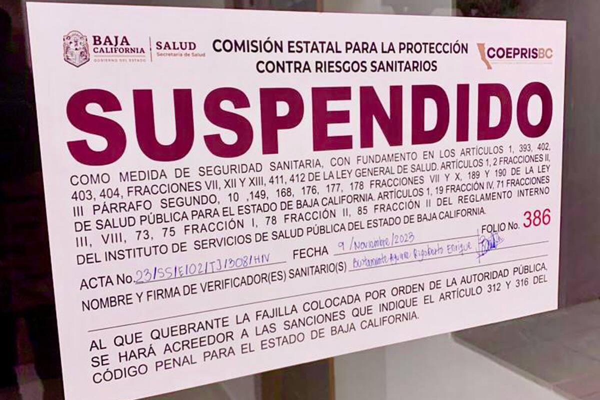 Suma BC denuncias de Salud