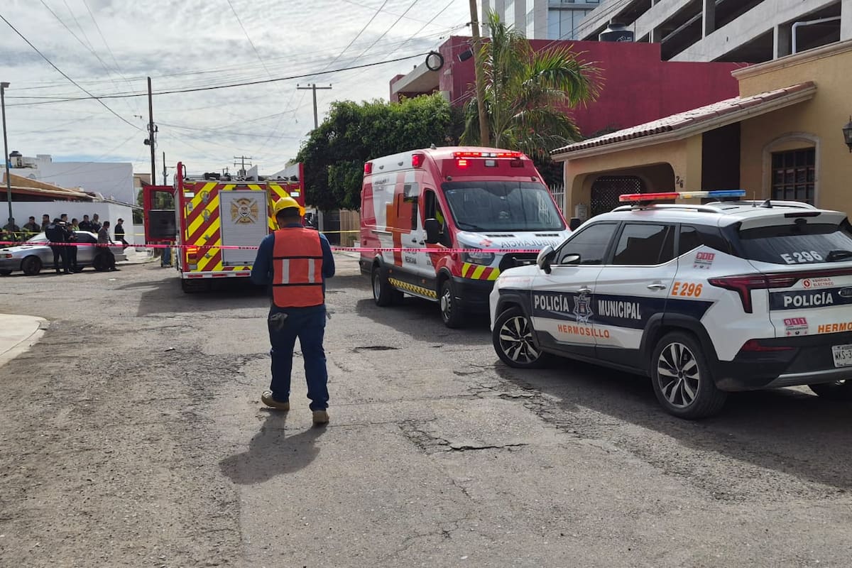 Fallece trabajador empalado tras caída del techo por una descarga eléctrica en un domicilio de Hermosillo
