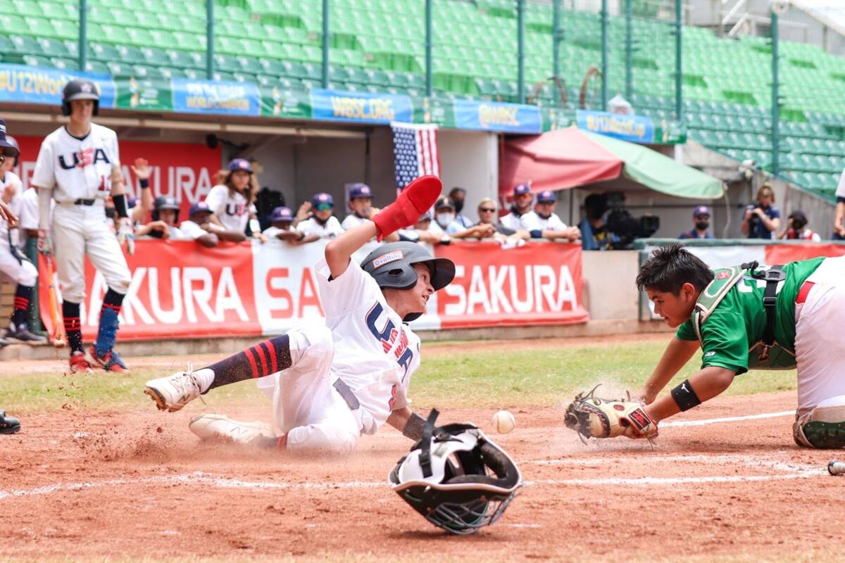 Cae México ante Estados Unidos en Mundial de Beisbol Sub-12