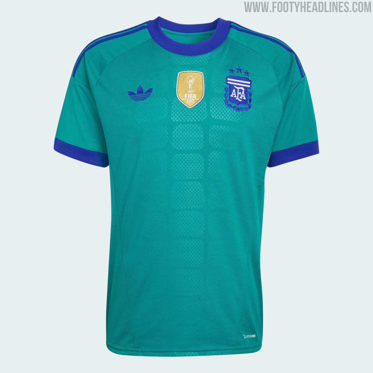Uniforme del portero de Argentina para la final del Mundial 2026.