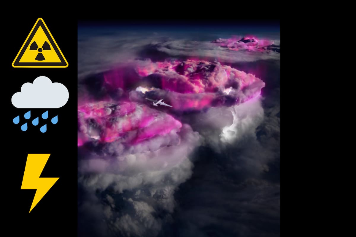 Estudio: Son radiactivas las grandes tormentas eléctricas tropicales