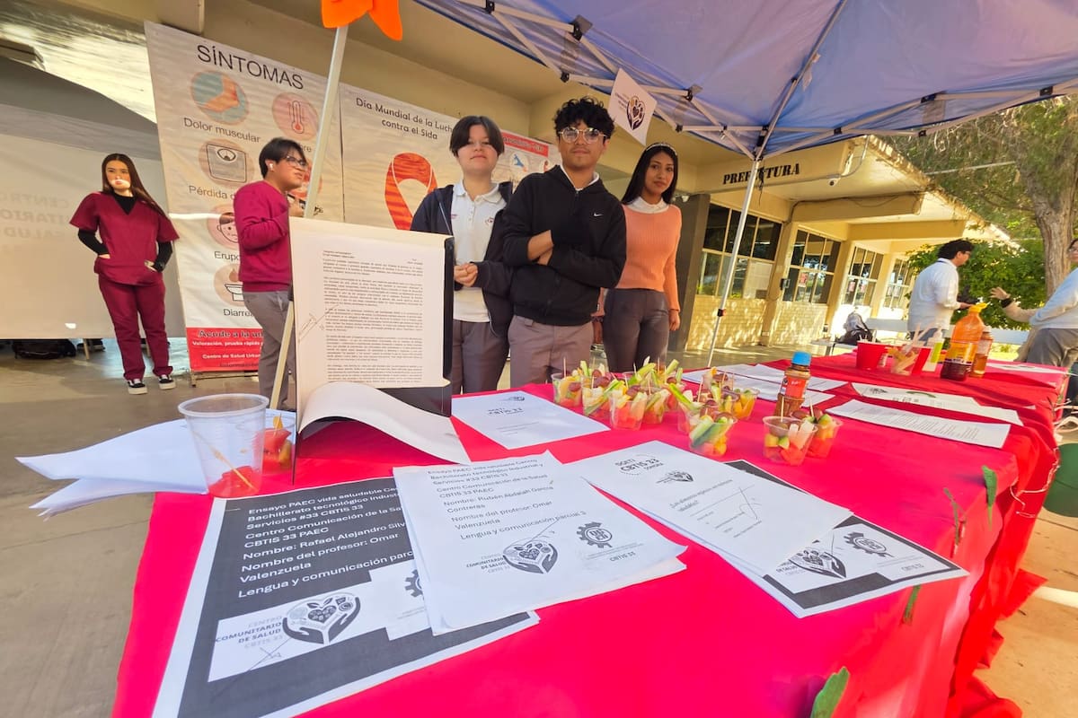 Estudiantes del CBTIS 33 promueven el cuidado de la salud y presentan trabajos de redacción y lectura