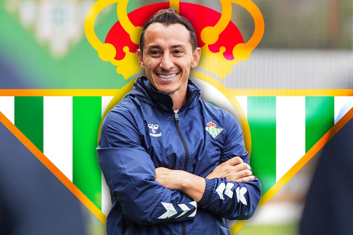 Andrés Guardado comienza su carrera como técnico con el Betis