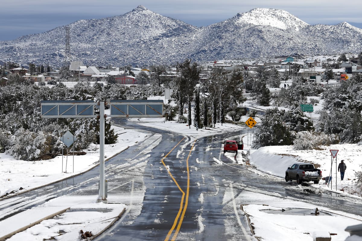 Tormenta invernal traerá posibles nevadas para BC este sábado