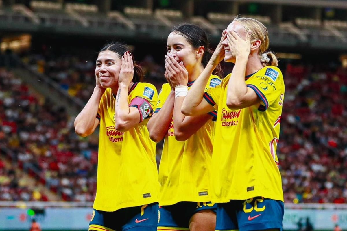 América goleó 4-1 a las Chivas en la ida de los Cuartos de Final de la Liga MX Femenil