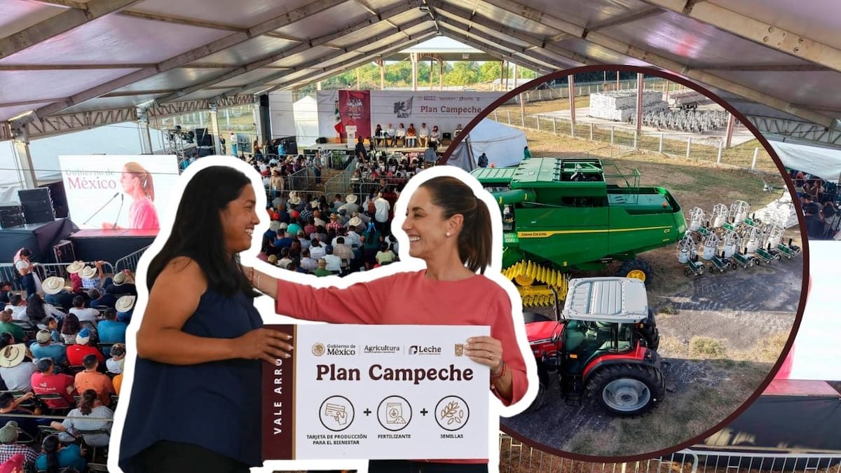 Presidenta Sheinbaum lanza Plan Campeche con inversión histórica para apoyar a pequeños productores y reactivar la economía rural del estado