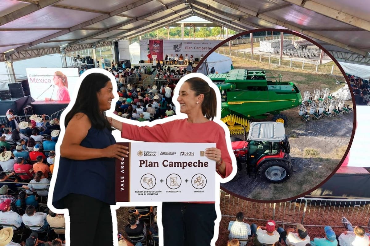 Presidenta Sheinbaum lanza Plan Campeche con inversión histórica para apoyar a pequeños productores y reactivar la economía rural del estado