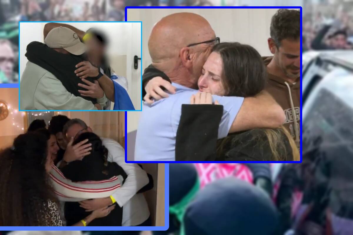 Así fue la emotiva liberación de tres rehenes secuestradas hace casi 500 días por Hamas: “Están estables”