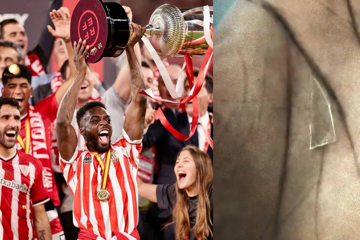 Iñaki Williams jugó dos años con un trozo de vidrio dentro del pie