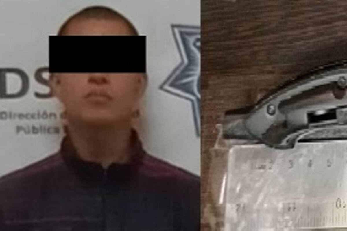 Hombre armado tenía orden de aprehensión por robo con violencia