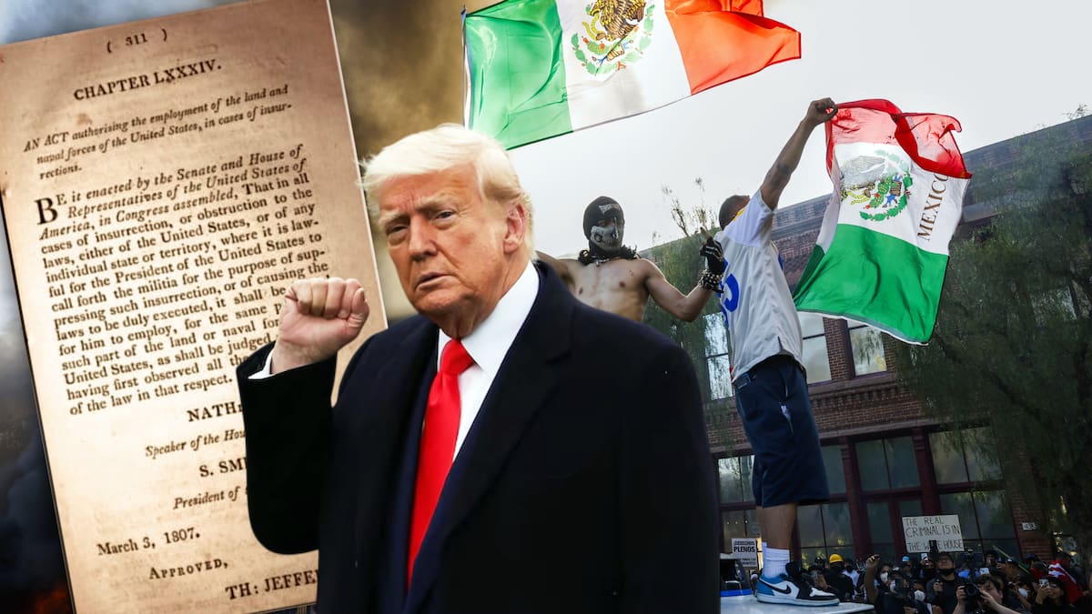 "Veremos": Trump abre la puerta al uso de la fuerza militar en California. FOTO: Especial