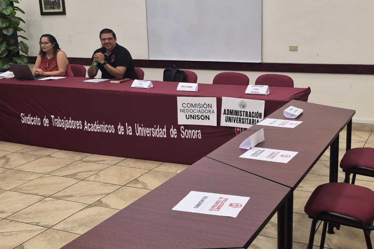 STAUS convocó mesa de negociación sin presencia de autoridades universitarias; Unison no asistió y evidenció falta de voluntad por parte de rectoría