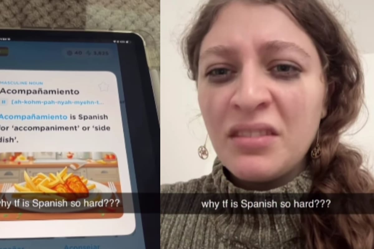 “Acomañeñou”: joven causa risas y ternura con sus lecciones de español