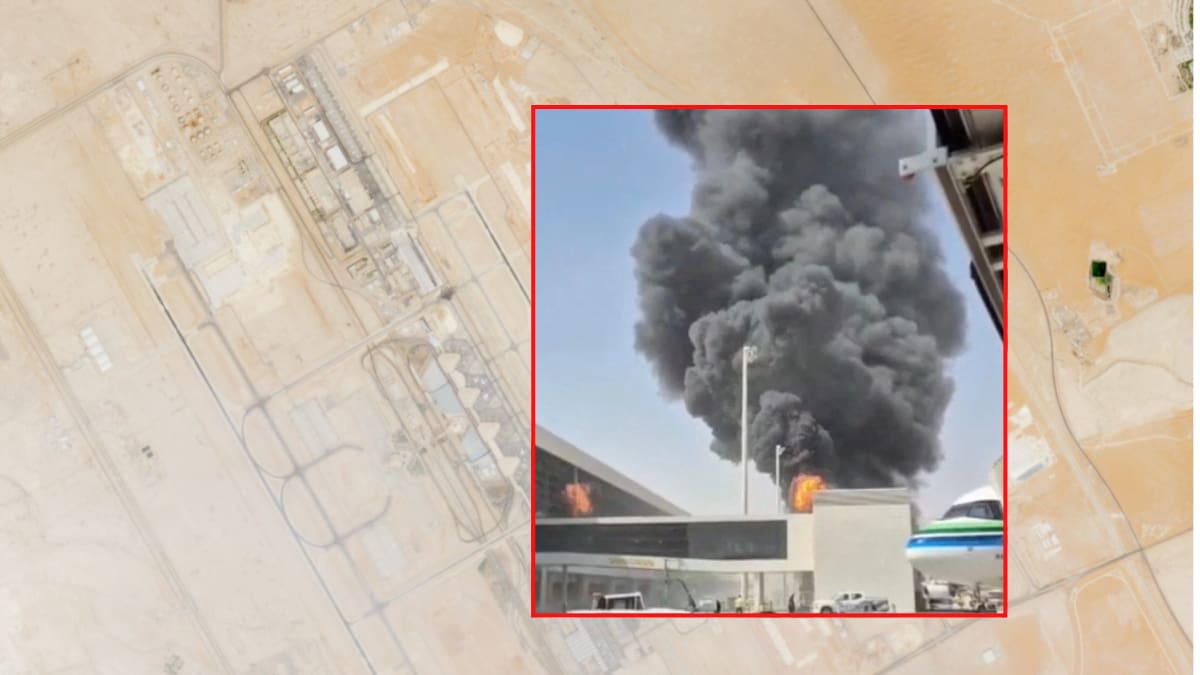 Nuevo ataque contra el aeropuerto de Riad provoca incendio en Arabia Saudita, un día después de otro bombardeo que dejó 12 muertos y 309 heridos