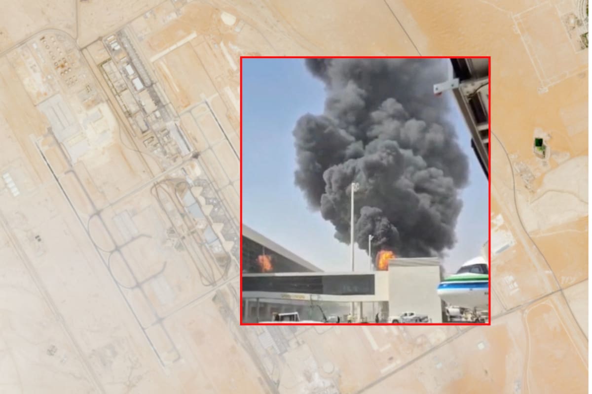 Nuevo ataque contra el aeropuerto de Riad provoca incendio en Arabia Saudita, un día después de otro bombardeo que dejó 12 muertos y 309 heridos
