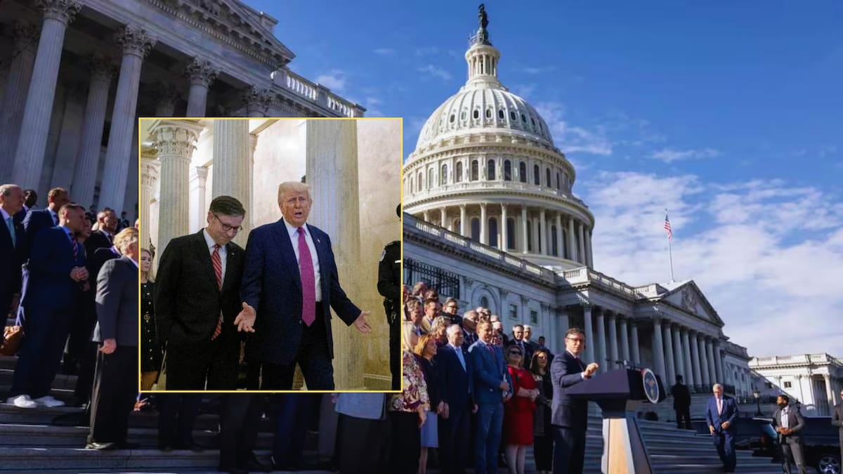 El megaproyecto fiscal de Trump avanza con polémicas medidas como el cobro del 3.5% a las remesas y fuertes recortes a programas sociales. Foto: Especial (EFE y AP)