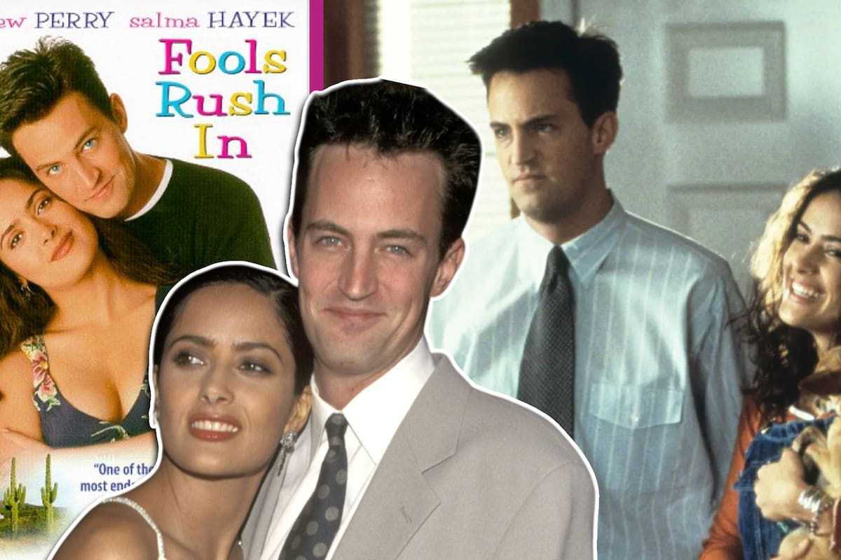 Salma Hayek recuerda a Matthew Perry en su cumpleaños con una escena de ‘Fools Rush In’; “pensando en ti hoy”