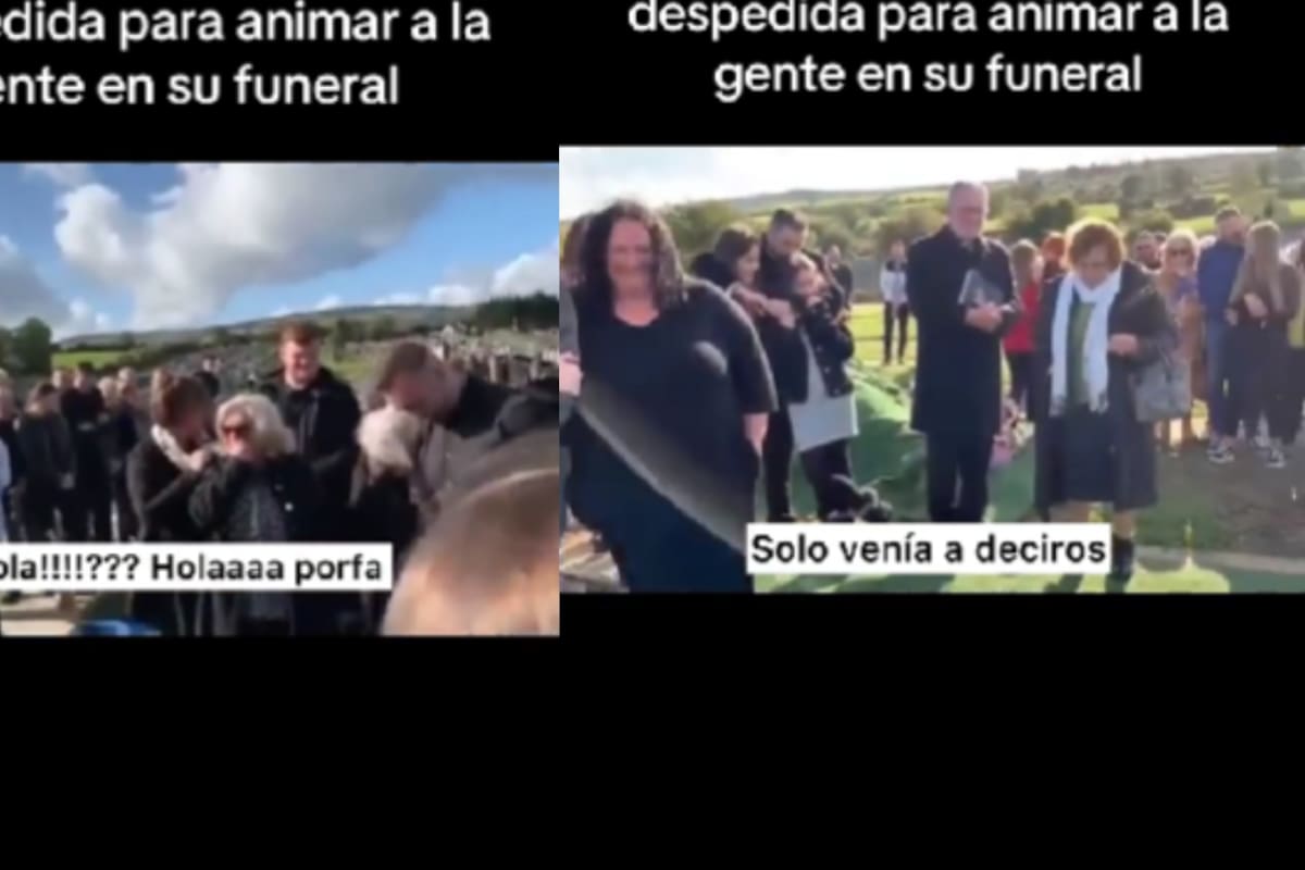 Hombre deja un gracioso audio en su funeral para animar a los dolientes que lo acompañarán