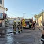 Incendio en negocio de Hermosillo deja un hombre herido por quemaduras e inhalación de humo