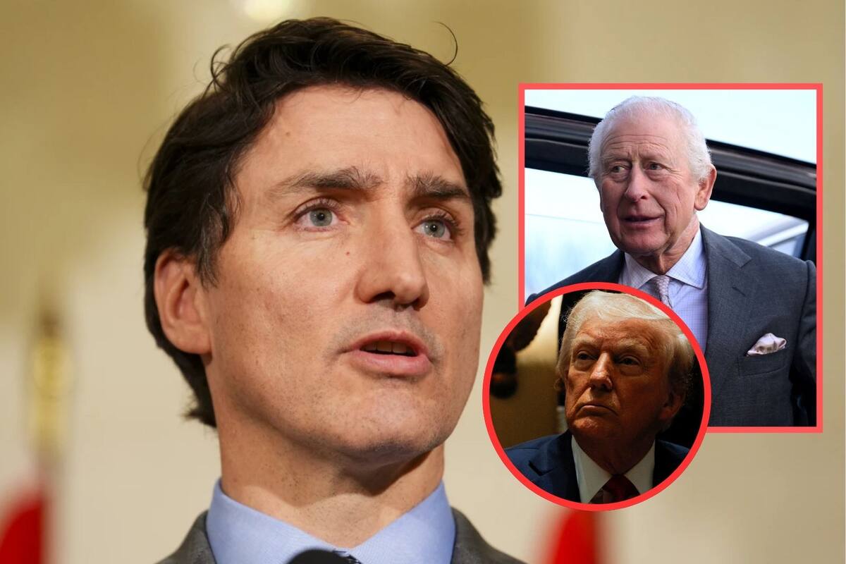 Justin Trudeau se reunirá con el Rey Carlos III ante amenazas de Trump para anexar a Canadá como su estado 51