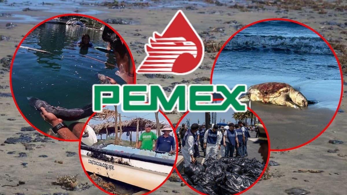 Pemex despide a funcionarios tras derrame en el Golfo