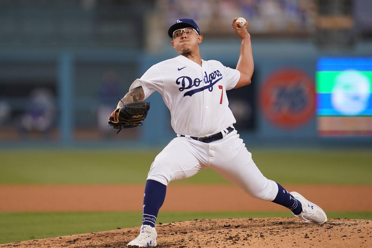 Julio Urías debuta en 2021 con triunfo y lanza uno de los mejores juegos de su carrera