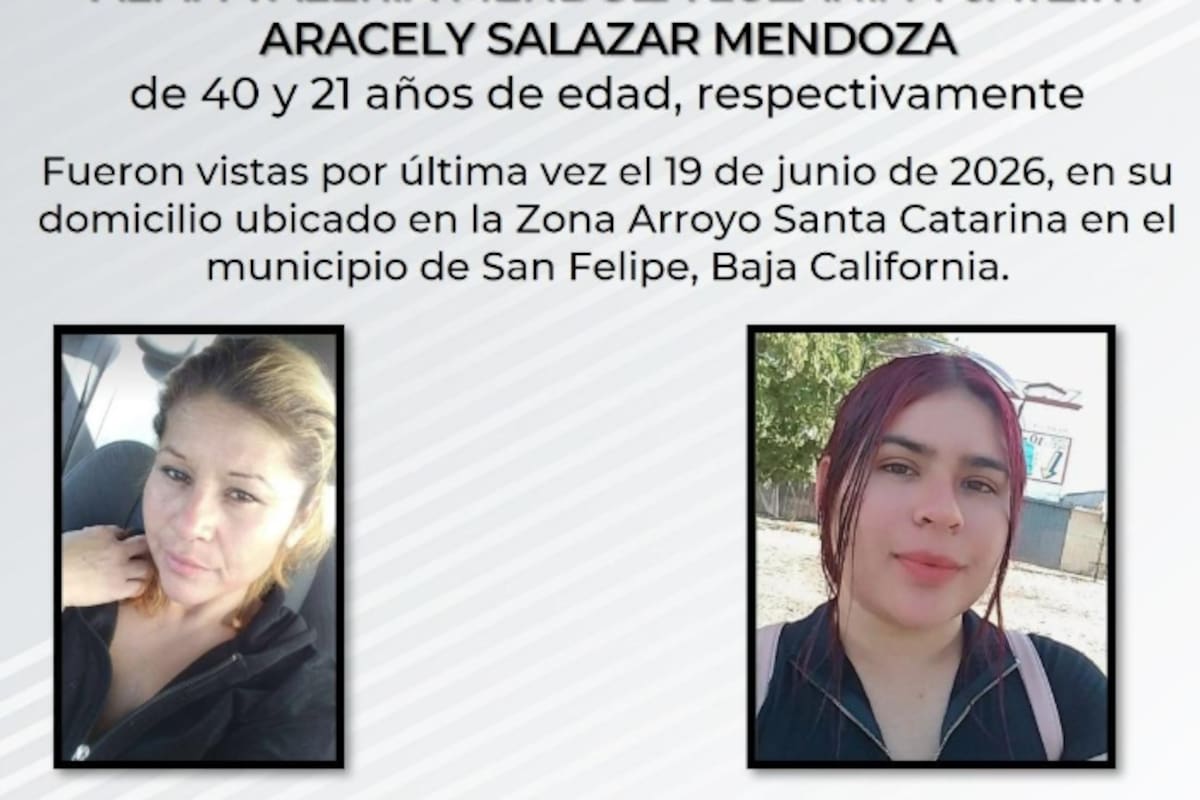 Hallan dos cuerpos durante búsqueda de madre e hija desaparecidas en San Felipe; Fiscalía aún no confirma su identidad