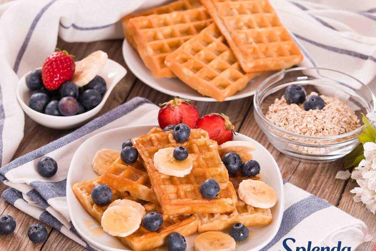 Celebra San Valentín con un desayuno especial sin azúcar: Waffles con plátano