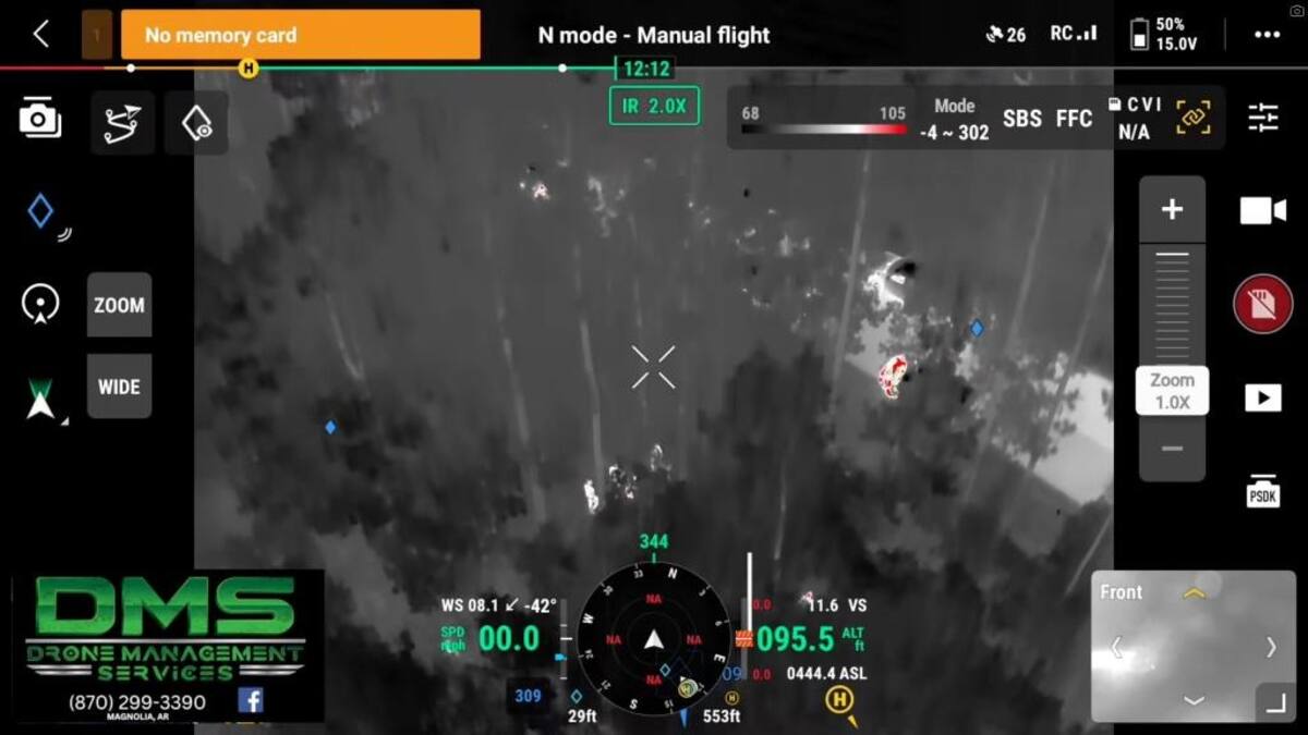 Imágenes de Dron que ayudaron a rescatar a la menor perdida / Especial
