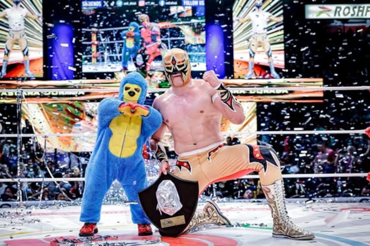 Máscara Dorada llega como estrella del CMLL a Tijuana