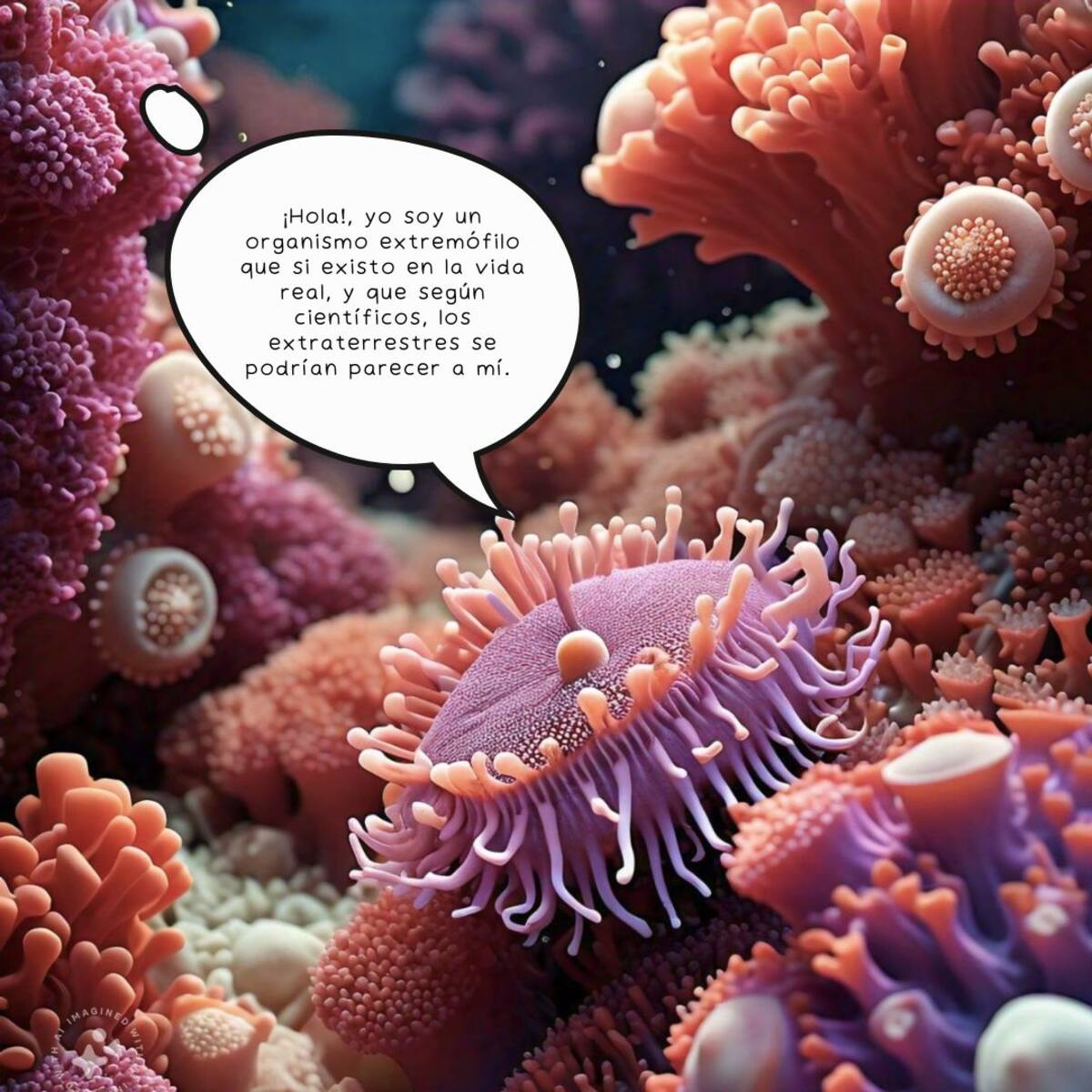 Así sería la vida alienígena adaptada para vivir en el mar según la Inteligencia Artificial