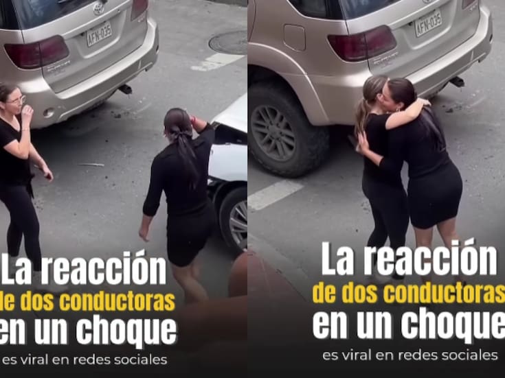 Sorprendente: mujeres chocan, pero en lugar de pelear se abrazan y se vuelven virales