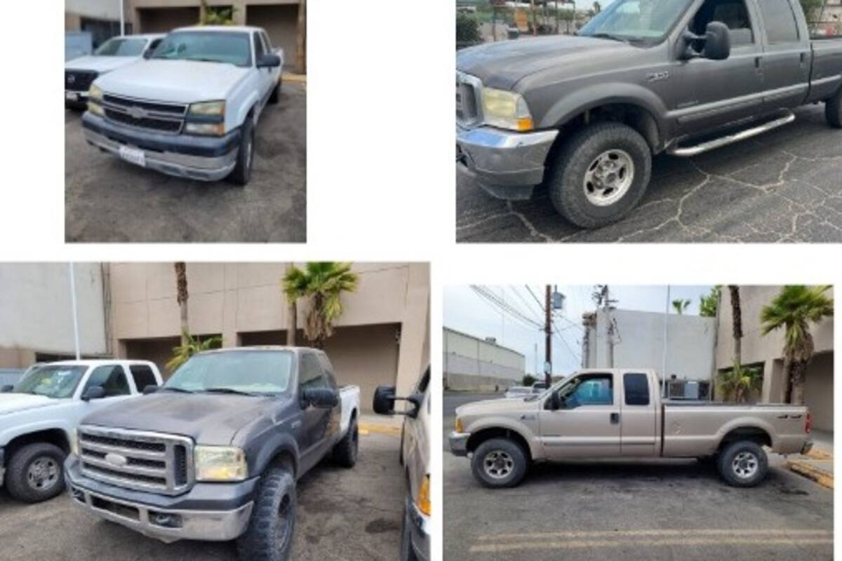 Recuperan vehículos con reporte de robo en el Valle de Mexicali