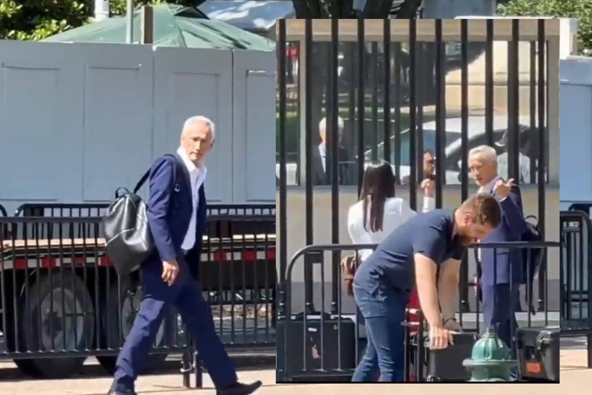Jorge Ramos se queda fuera de la Casa Blanca durante reunión entre AMLO y Biden; recibe gritos